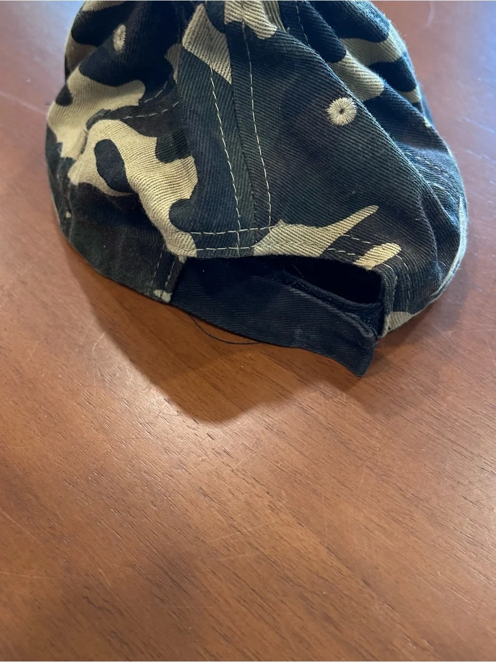 Jack & Winn Kids' Camo Baseball Hat in Black & Green